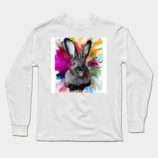 pop art bunny Long Sleeve T-Shirt